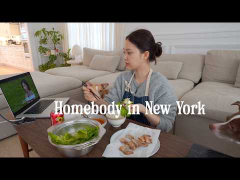 Homebody in New York | Introvert's way of surviving winter by eating and cooking alone at home thumbnail
