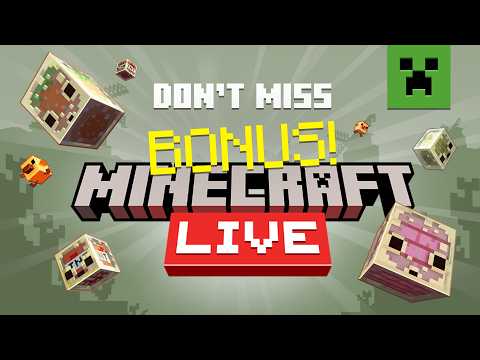 THERE'S A BONUS MINECRAFT LIVE?! thumbnail