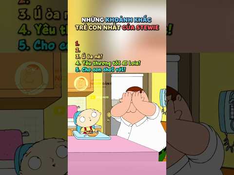 Những khoảnh khắc trẻ con nhất của Stewie #familyguy #longtieng #funny thumbnail