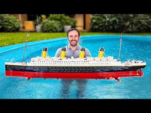 Colocamos um TITANIC de LEGO na ÁGUA e... thumbnail