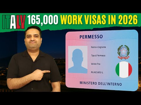 ITALY's 165,000 WORK VISA - Decreto Flussi 2026-2028 Explained thumbnail
