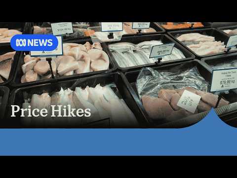 Algal bloom, fishing restrictions cause SA seafood price rises | ABC NEWS thumbnail