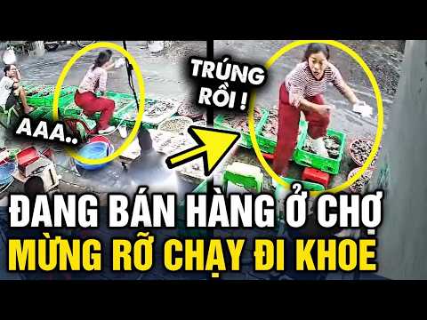 Đang bán hàng phát hiện TRÚNG SỐ, chị gái REO LÊN SUNG SƯỚNG khiến cả chợ VUI LÂY | Tin 3 Phút thumbnail