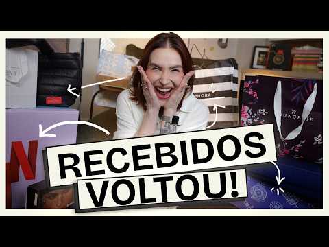 O RETORNO DO RECEBIDOS: Beleza, Livros e Coisas que eu NUNCA imaginei ganhar!! | Lu Ferreira thumbnail