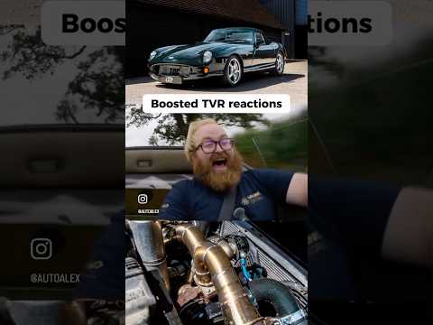 TURBO CHARGED TVR REACTIONS #turbocharged #tvr #tdc #cars #reactionvideo #fyp thumbnail