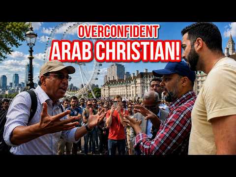 Over Confident Arab Christian! Hashim Vs Arab Christian | Speakers Corner | Hyde Park thumbnail