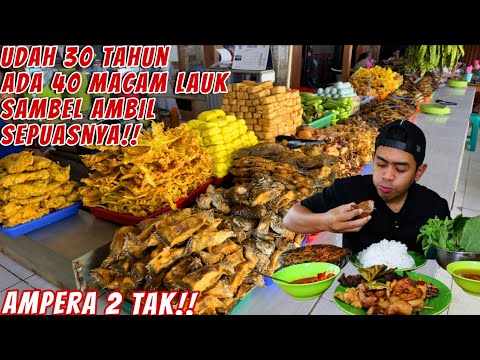 KHILAF MAKAN DISINI!! ADA 40 MACAM LAUK, SAMBEL DAN SAYUR ASEM AMBIL SEPUASNYA!! thumbnail
