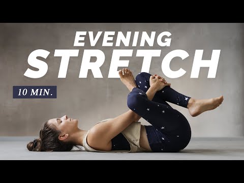 10 Minute Evening Stretch for Beginners | Better Sleep & Relaxation thumbnail