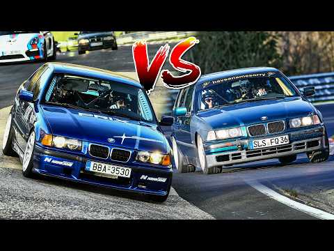 💩box vs Pro Build E36 Nür-parison! SHOCKING RESULTS thumbnail