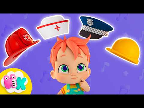 Jobs Song 👷‍♂️ What Could I Be When I Grow Up? 🧑‍🚒 Profession for Kids | HeyKids Nursery Rhymes thumbnail