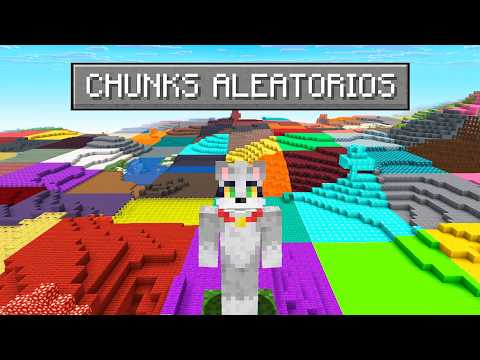 Minecraft PERO los CHUNKS son ALEATORIOS!? thumbnail