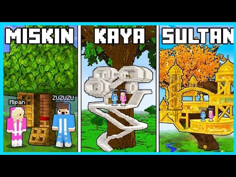 MIPAN & ZUZUZU BELI RUMAH POHON MISKIN SAMPAI KAYA DI MINECRAFT SURVIVAL! thumbnail
