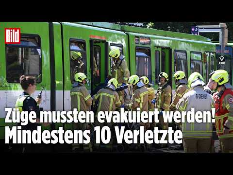 HANNOVER: Zwei Stadtbahnen stoßen zusammen! Mehrere Verletzte thumbnail