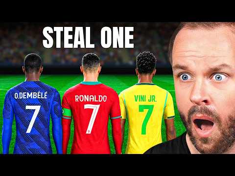 Stealing 1 Shirt Number Until I Win The World Cup thumbnail