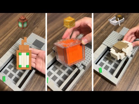 Crafting Minecraft items BUT Lego!  thumbnail