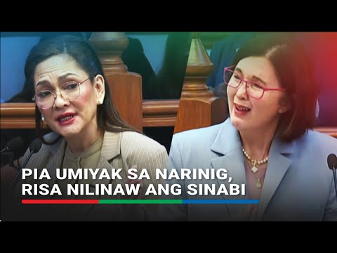 'Parang walang nangyari'? Pia umiyak, Risa nilinaw ang sinabi | ABS-CBN News thumbnail