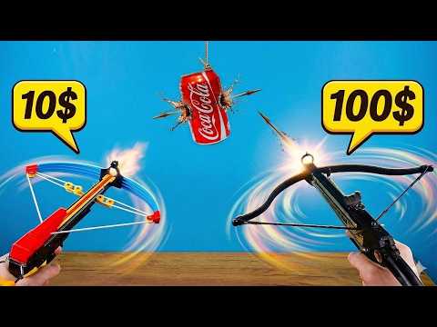 Ballesta de $10 vs $100 ¡Resultado sorprendente! thumbnail