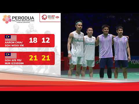 Sorotan: Aaron Chia/Wooi Yik 2 - 0 Sze Fei/Izzuddin | SEMI | MD | PERODUA Malaysia Masters 2026 thumbnail