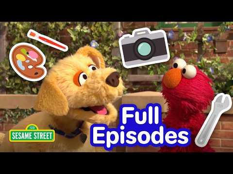 Elmo's Jobs Day on Sesame Street!🧑‍🎨👨‍🔧 | FOUR Sesame Street Full Episodes thumbnail