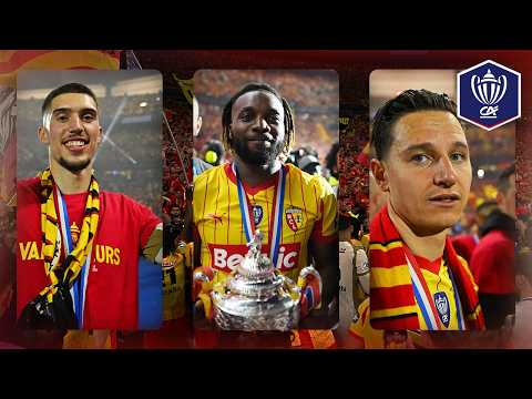 Joie et réactions après le premier sacre du RC Lens en Coupe de France Crédit Agricole thumbnail