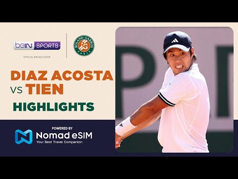 Facundo Díaz Acosta vs Learner Tien | Roland-Garros 2026 | Match Highlights thumbnail