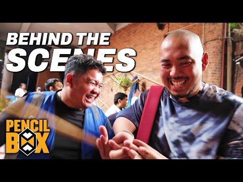Burong at James Caraan sa Pencilbox Comedy! | Behind the Scenes Vlog thumbnail