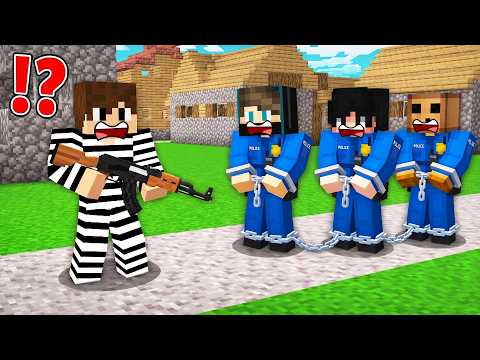 ماين كرافت لايف ستيل الحرامية #19: اعتقـلت الشرطة وسجنتهم !!؟ 🔥😱 thumbnail