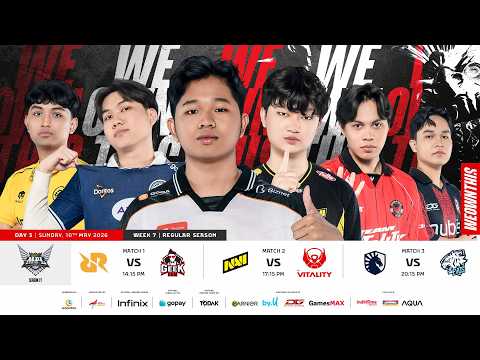 ? LIVE | MPL ID S17 | Regular Season Day 3 Week 7 | English thumbnail