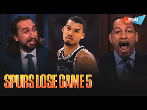 Brou TERRIFIED after Wemby’s quiet Game 5, SGA ‘not impressive’ in win, Are Refs a concern? | FTF thumbnail