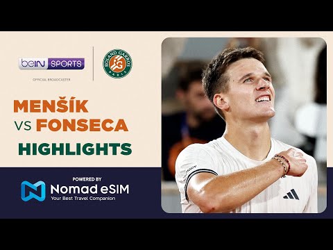 Jakub Menšík vs João Fonseca | Roland-Garros 2026 | Match Highlights thumbnail