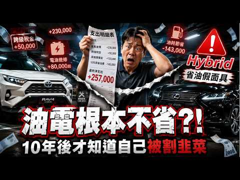 買油電是省錢還是繳智商稅？撕開 Toyota／Lexus Hybrid 省油假面具！這兩筆隱形開銷，可能讓你多花一台機車錢！ thumbnail