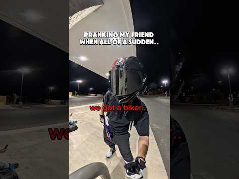 HE WAS STILL NOT AMUSED BY MY SUCTION DARTS #biker #motorcycle thumbnail