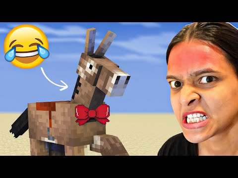 Donkey Prank in Minecraft ? (GONE WRONG) thumbnail