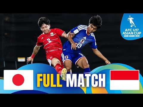 Japan vs Indonesia | Full Match | Group Stage – AFC U17 Asian Cup™ 2026 thumbnail