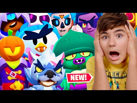 J'ACHETE TOUS LES SKINS HALLOWEEN SUR BRAWL STARS ! thumbnail