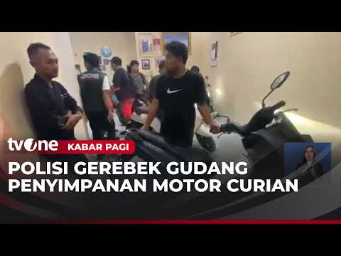 Polisi Gerebek Rumah Penampungan Motor Curian di Medan | Kabar Pagi thumbnail