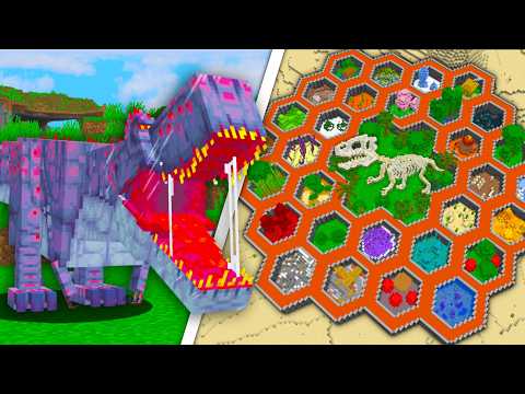 Zbudowałem ZOO dla DINOZAURÓW w Minecraft Hardcore! thumbnail
