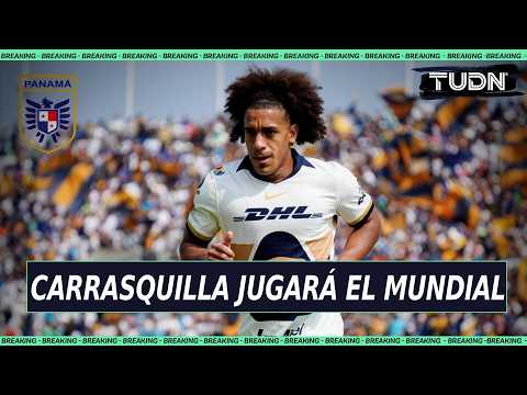 ¡CARRASQUILLA NO SE PIERDE EL MUNDIAL! La estrella de Pumas estará con Panamá | TUDN thumbnail