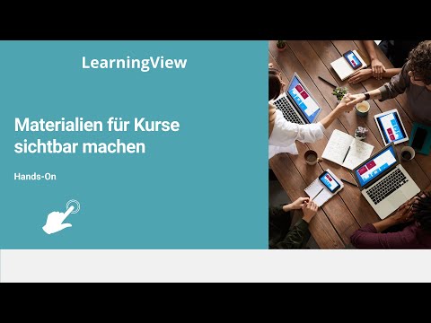 Materialien für Kurse in LearningView sichtbar machen thumbnail