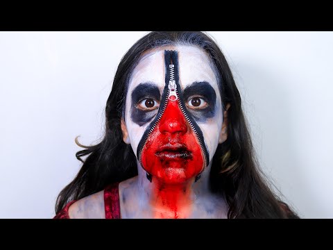 مكياج مخيف سهل  Scary Easy Makeup Zipper FX kit thumbnail