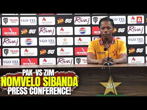 Post-match Press Conference Nomvelo Sibanda | Pakistan vs Zimbabwe | T20I Series | A Sports thumbnail