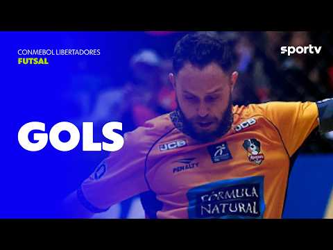 PANTA WALON 0 X 7 MAGNUS FUTSAL | GOLS | CONMEBOL LIBERTADORES DE FUTSAL 2026 | sportv thumbnail