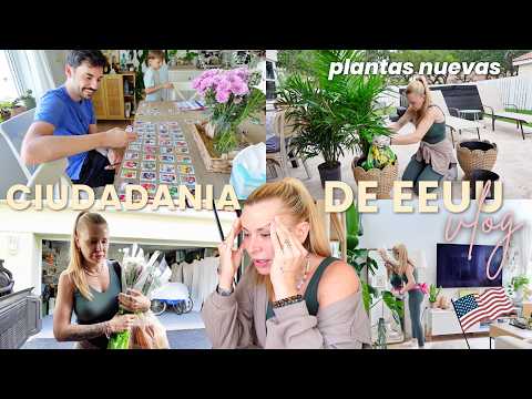 NO paso la CIUDADANIA AMERICANA? 🇺🇸 viernes de LIMPIEZA y PLANTAS nuevas | VLOG thumbnail