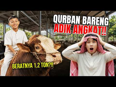 QURBAN BARENG ADIK ANGKAT!! BELI SAPI 1,2 TON!!! thumbnail