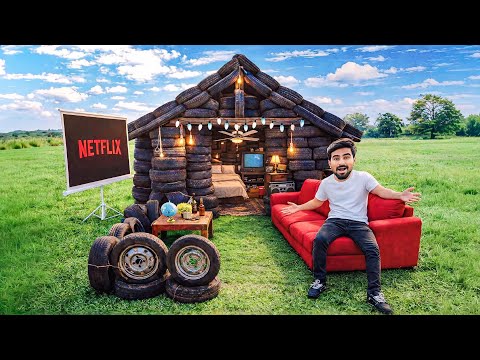 Living 24 Hours Inside Tyre House ? | Challenge !!! thumbnail