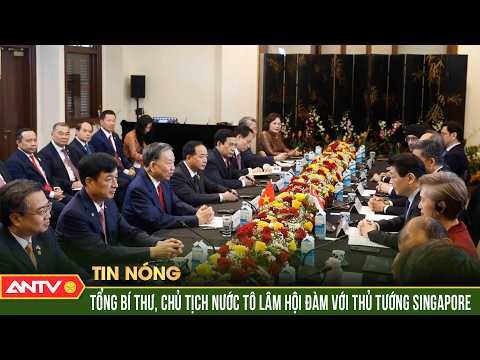 Tổng Bí thư, Chủ tịch nước Tô Lâm hội đàm với Thủ tướng Singapore | ANTV thumbnail