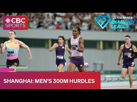 QUICK SPRINT in men's 300m hurdles at season-opening Diamond League meet in Shanghai | #CBCSports thumbnail