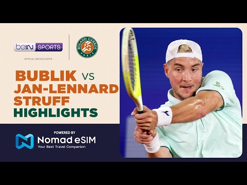 Alexander Bublik vs Jan-Lennard Struff | Roland-Garros 2026 | Match Highlights thumbnail