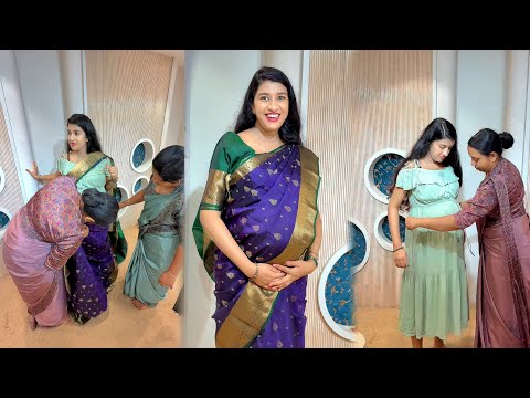 Valaikappu saree വാങ്ങാൻ പോവാ  ?❤️ thumbnail