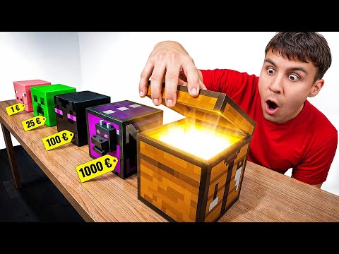 1€ VS 1000€ Minecraft Mystery Box! thumbnail